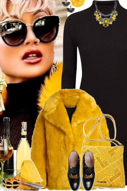 black and yellow , black and yellow - Combinazione di moda