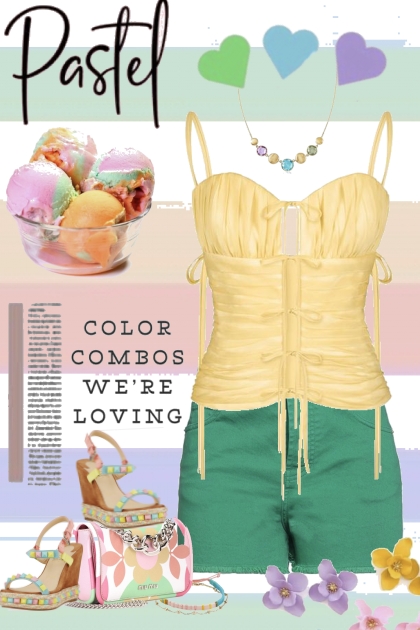 PASTEL COLOR COMBOS YOU'LL LOVE - コーディネート