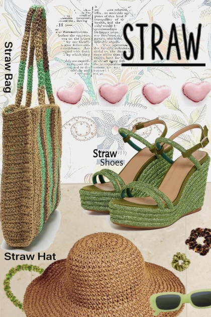 straw Accessories - Combinaciónde moda