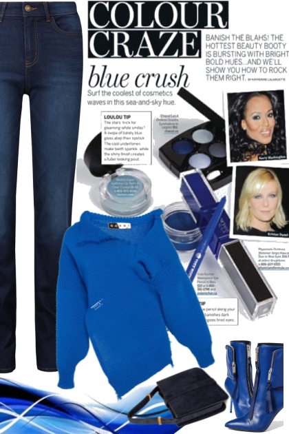 blue crush- Combinazione di moda
