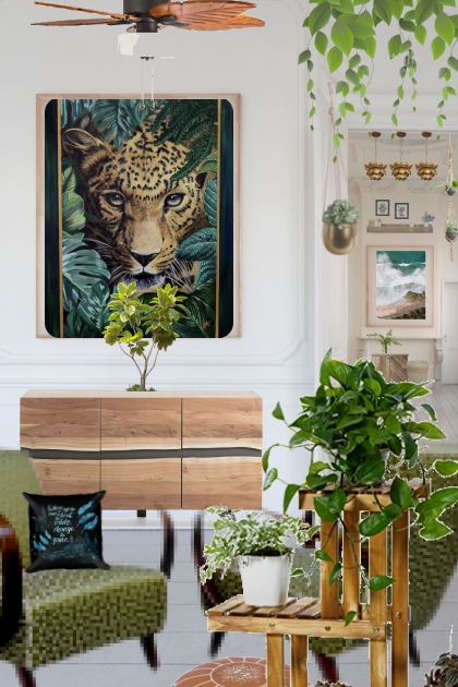 bring the jungle indoors - Fashion set