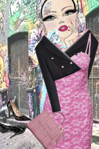 barbie pink meets the streets - combinação de moda