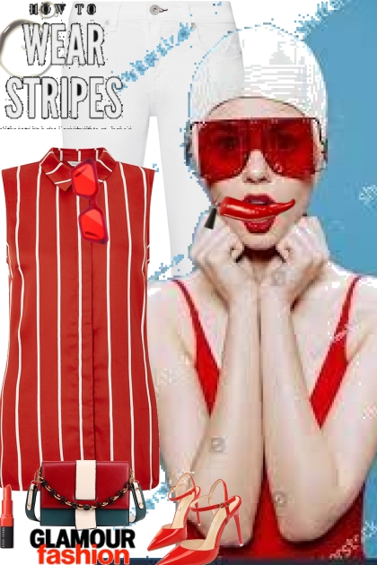 how 2 wear stripes- Fashion set