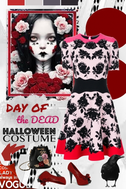 DAY OF THE DEAD COSTUME- Fashion set