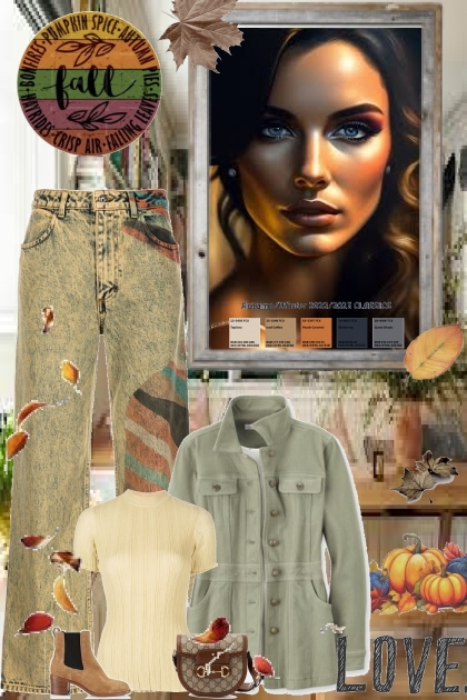 fall inspired outfit idea 4 oct.2023- combinação de moda