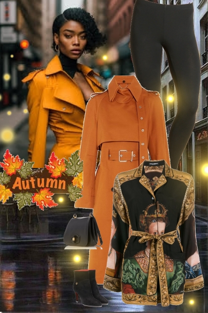 orange october 2023- Combinazione di moda