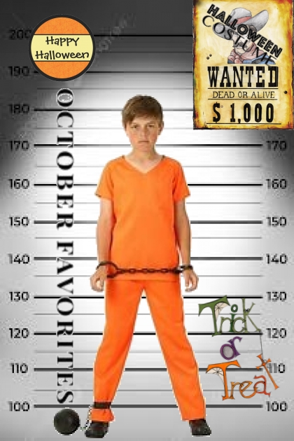 trick or treat jail  costume wanted 2023