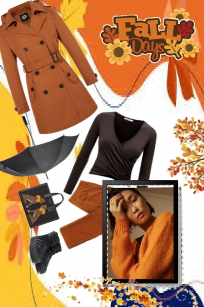 orange trends 4 fall days 2023- combinação de moda
