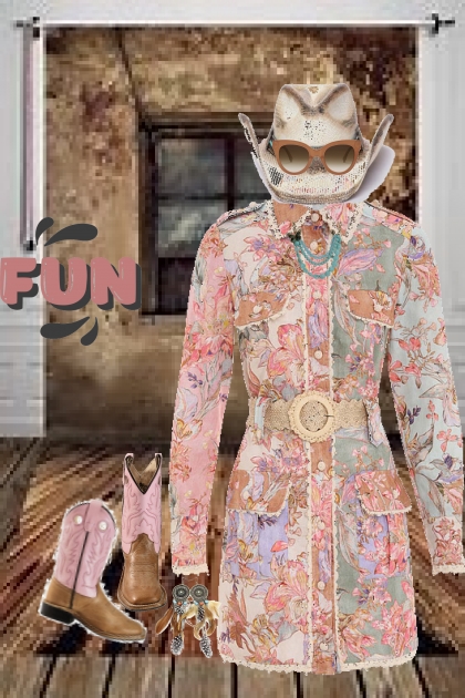 fun western look - Fashion set