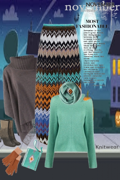 novembers most fashionable knitweart- Combinazione di moda