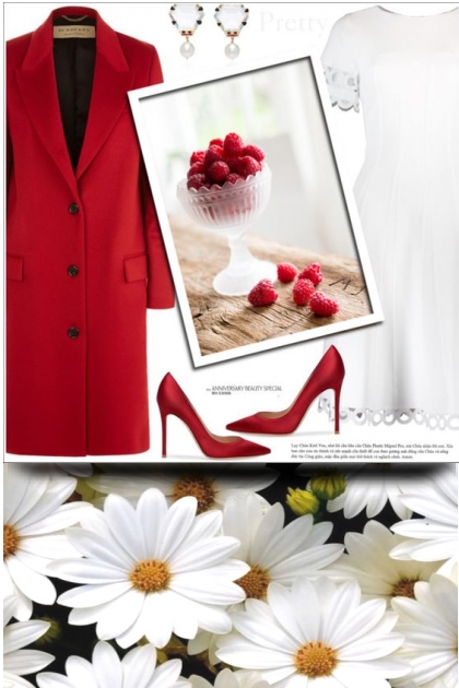 Red & White- Fashion set
