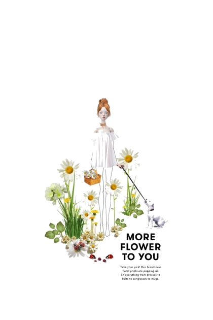 Le Champ De Fleurs / The Field Of Flowers- Combinaciónde moda