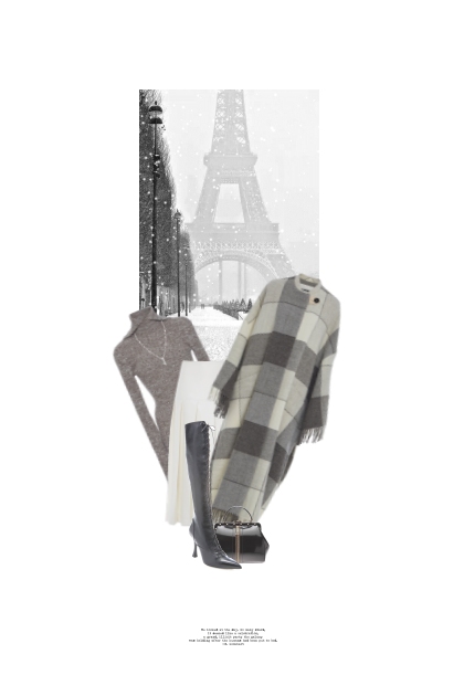 Les Lampadaires Vers La Tour Eiffel- Combinazione di moda