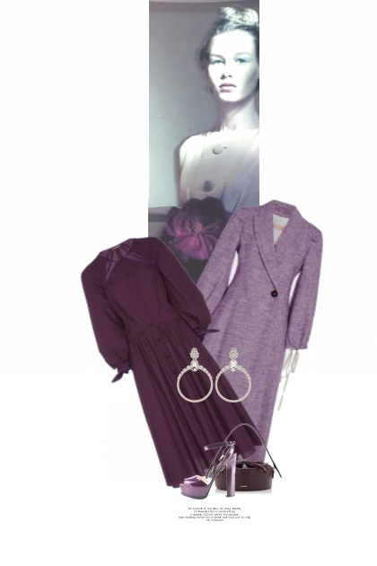 Une Fleur Pourpre / A Purple Flower- Fashion set