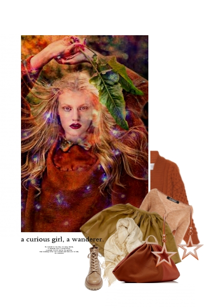 Une Fée D'automne Et La Forêt- Fashion set