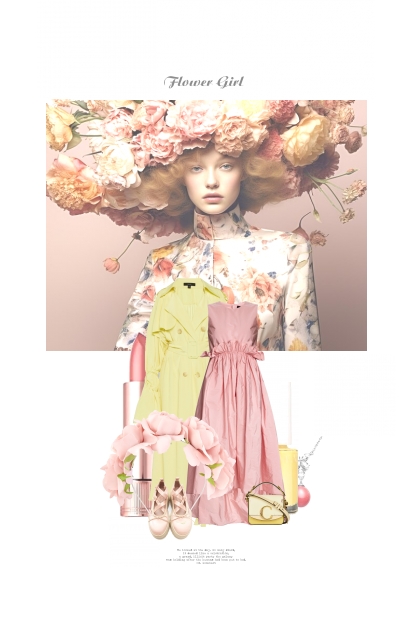 Avec La Tête Pleine De Fleurs- combinação de moda