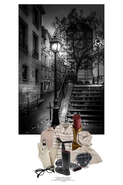 Quand La Nuit Tombe Sur Montmartre- コーディネート