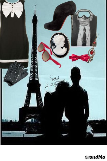 Paris love- Combinazione di moda