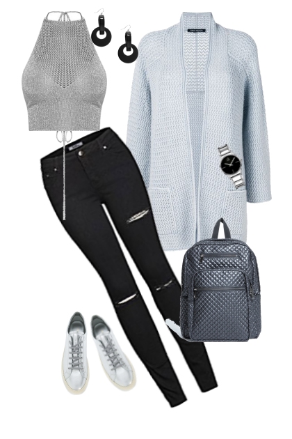 Grey6- Combinazione di moda