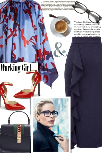 Working Girl- combinação de moda