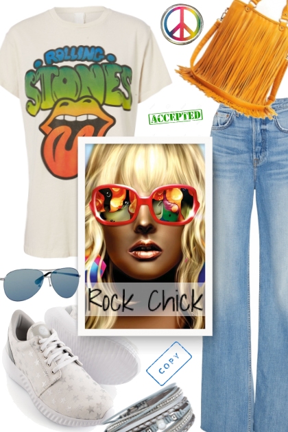 Rock Chick- Combinazione di moda