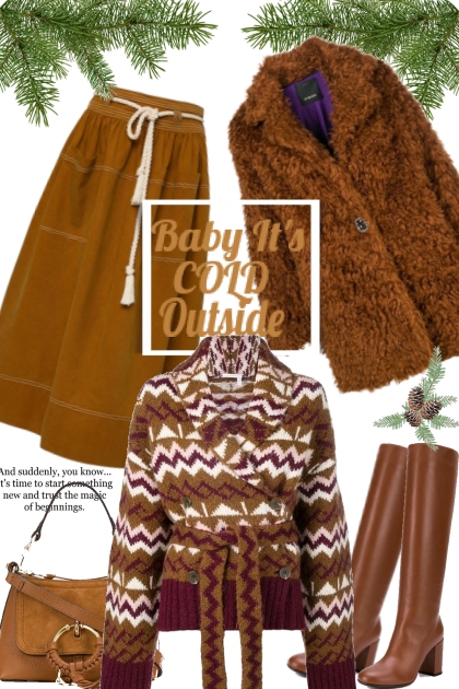 It's Cold Outside - Combinaciónde moda