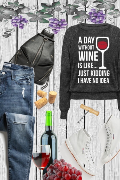 Time For Wine - combinação de moda