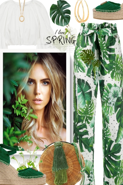 Tropical Spring Weather - combinação de moda