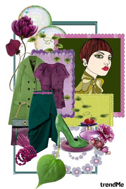 Green Autumn- Fashion set