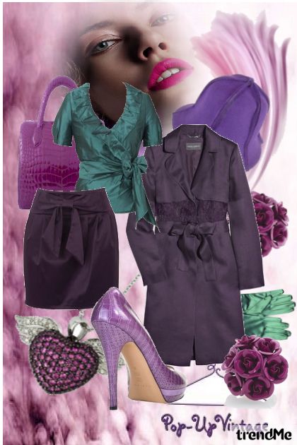Purple Rain- Modna kombinacija