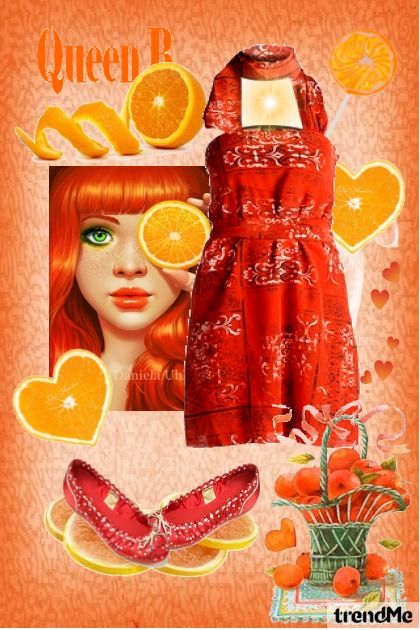 Orange Love- Fashion set