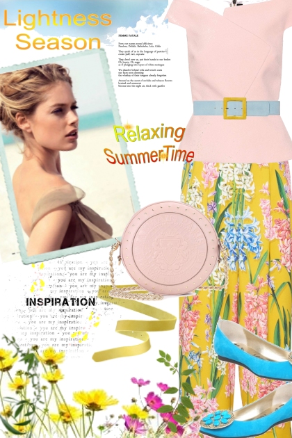 Relaxing Summer Time- Fashion set
