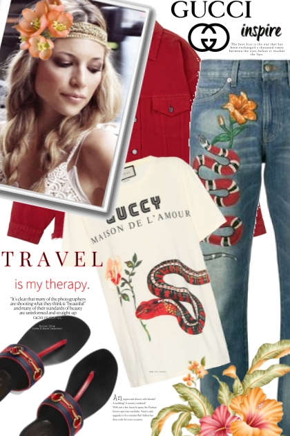 Gucci for Travel- Modna kombinacija