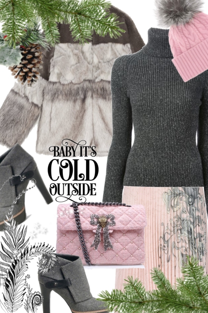 It's Cold Outside- combinação de moda