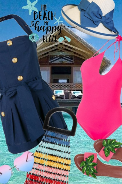 The Beach Is My Happy Place- Fashion set