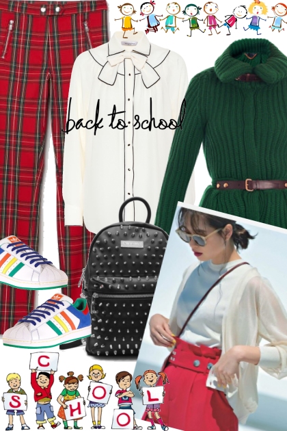 Back To School Again- Combinazione di moda