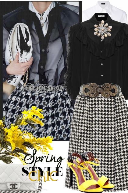 Chic Spring - Combinazione di moda