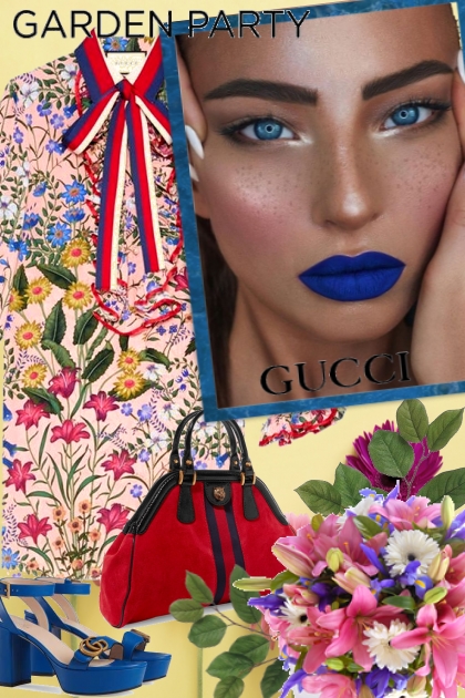 Gucci Garden Party- combinação de moda