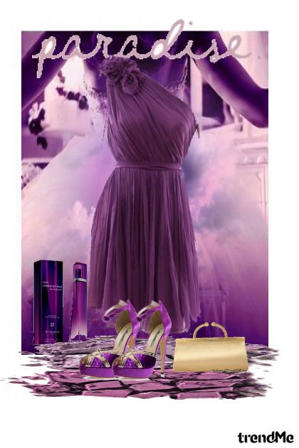 purple paradise- Modna kombinacija