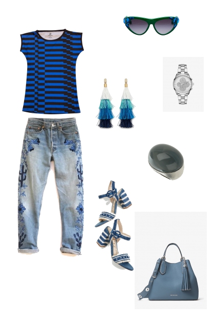 blue mood- Fashion set