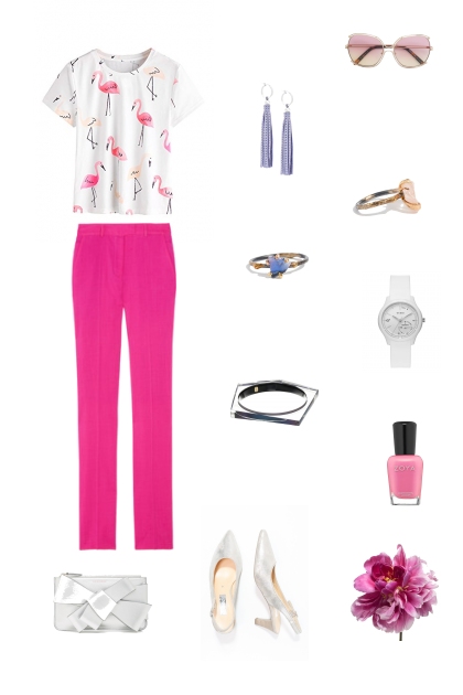 pink- Modekombination