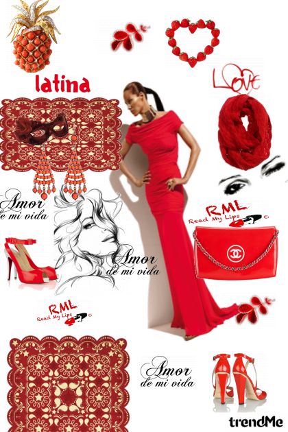 100% latina- Combinazione di moda