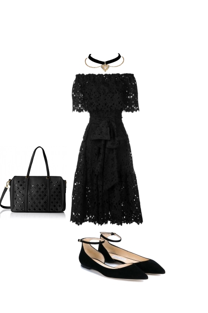 Elegant Black- combinação de moda