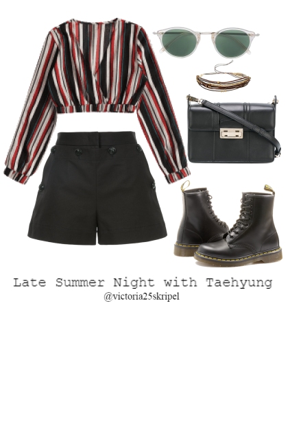 Late Summer Night with Taehyung- Fashion set