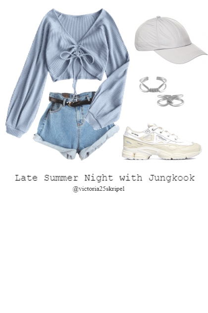 Late Summer Night with Jungkook- Fashion set