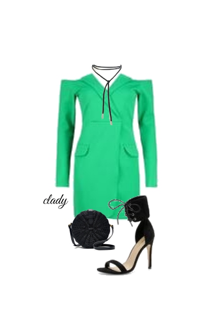 green- Combinazione di moda