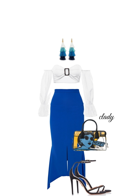blu- combinação de moda