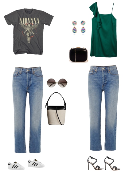 one jeans-two looks- combinação de moda