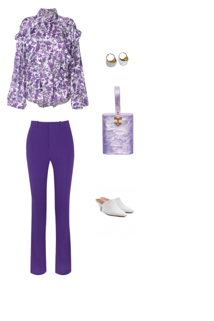 Lavender- combinação de moda