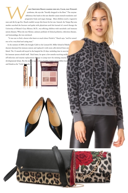 Fashion Leopard- Combinazione di moda